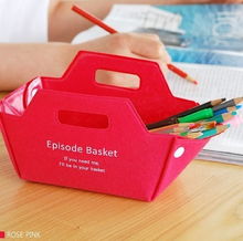 纯色简约收纳盒 文具办公与生活用品的完美整理方案